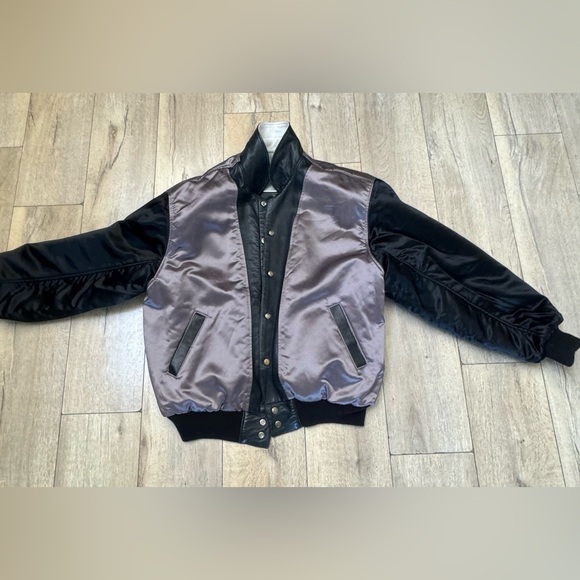 Raiders leather jacket reversible men's NFL - Picture 7 of 8